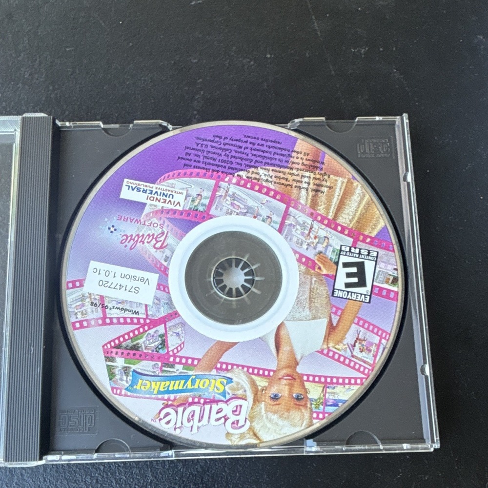 Barbie Storymaker PC CD-ROM Educational Interactive Story Movie E Vivid